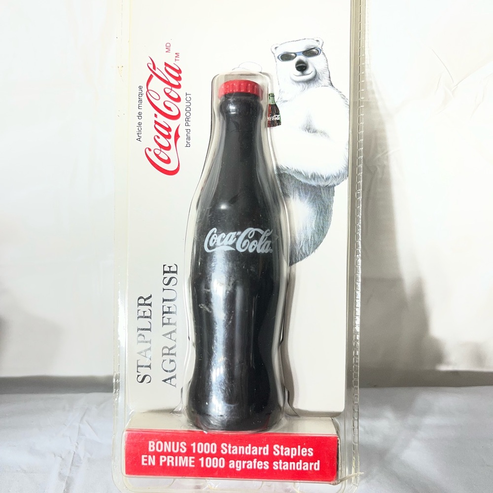 Coca Cola Black Bottle Stapler